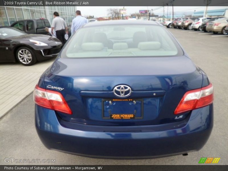 Blue Ribbon Metallic / Ash 2009 Toyota Camry LE
