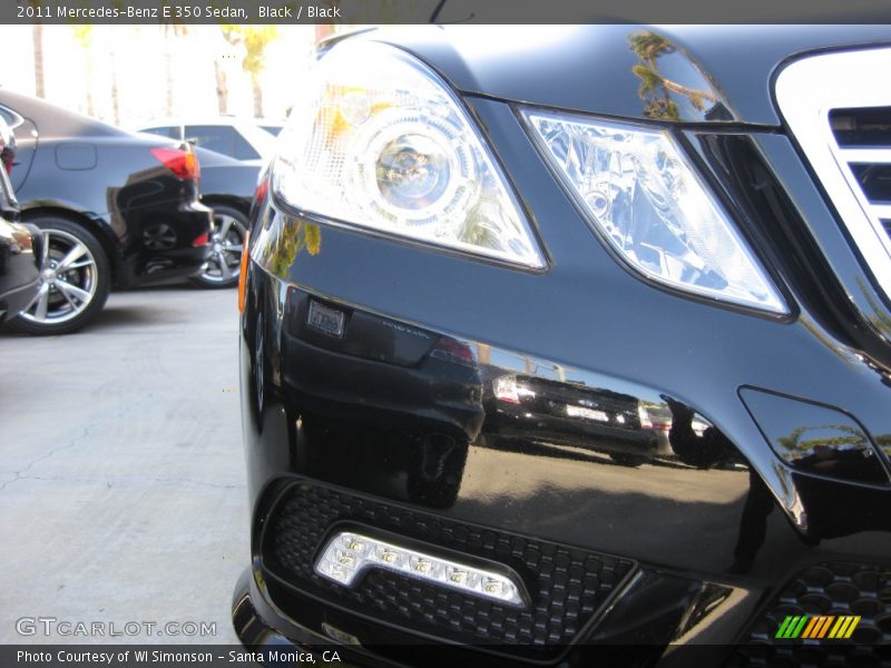 Black / Black 2011 Mercedes-Benz E 350 Sedan