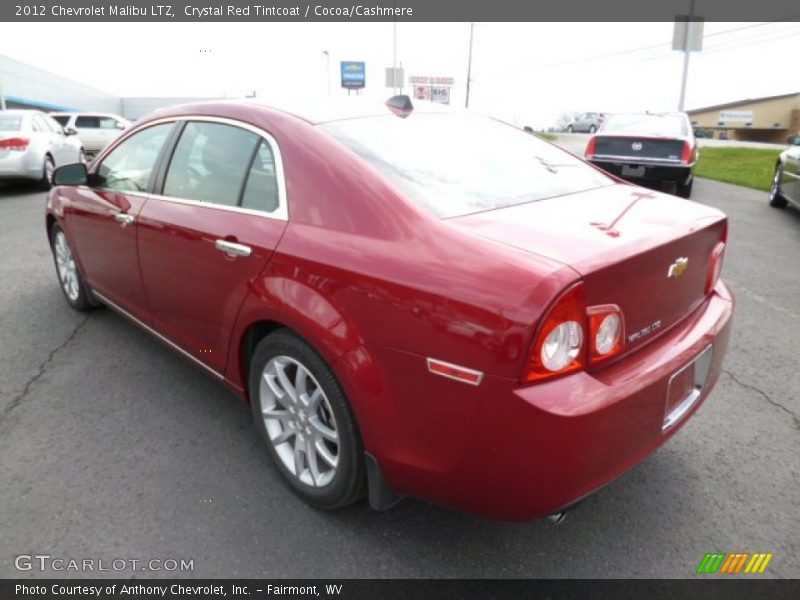 Crystal Red Tintcoat / Cocoa/Cashmere 2012 Chevrolet Malibu LTZ