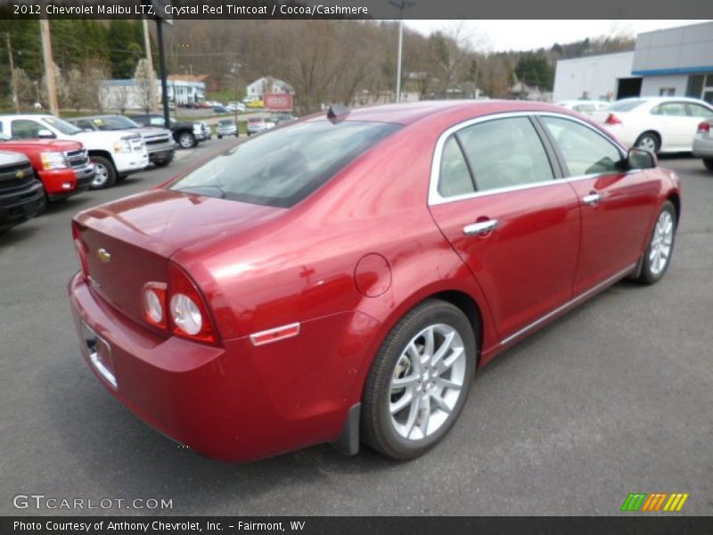 Crystal Red Tintcoat / Cocoa/Cashmere 2012 Chevrolet Malibu LTZ