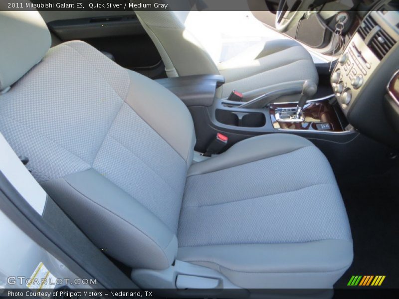 Quick Silver / Medium Gray 2011 Mitsubishi Galant ES