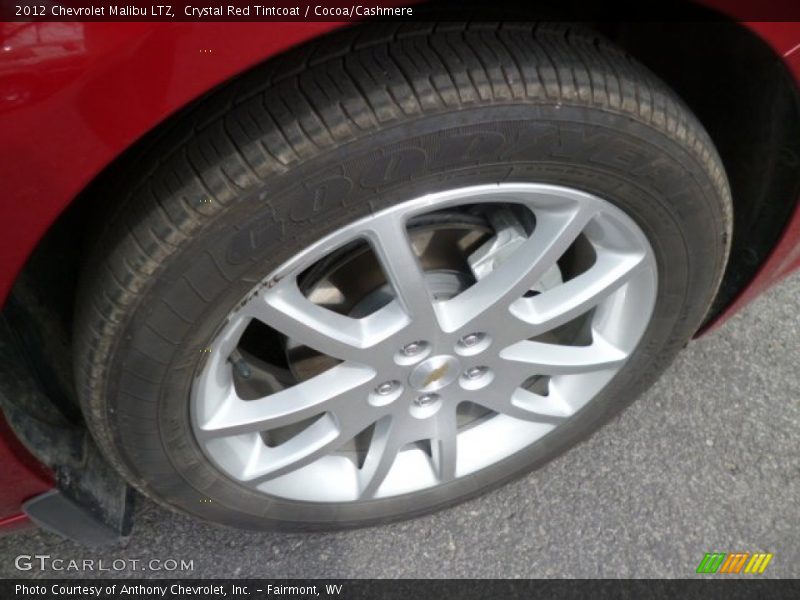Crystal Red Tintcoat / Cocoa/Cashmere 2012 Chevrolet Malibu LTZ