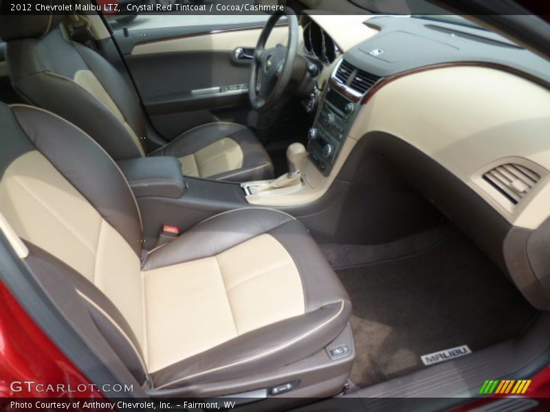 Crystal Red Tintcoat / Cocoa/Cashmere 2012 Chevrolet Malibu LTZ