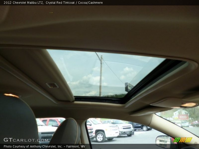 Crystal Red Tintcoat / Cocoa/Cashmere 2012 Chevrolet Malibu LTZ