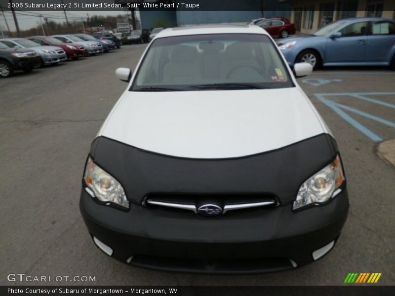 Satin White Pearl / Taupe 2006 Subaru Legacy 2.5i Limited Sedan