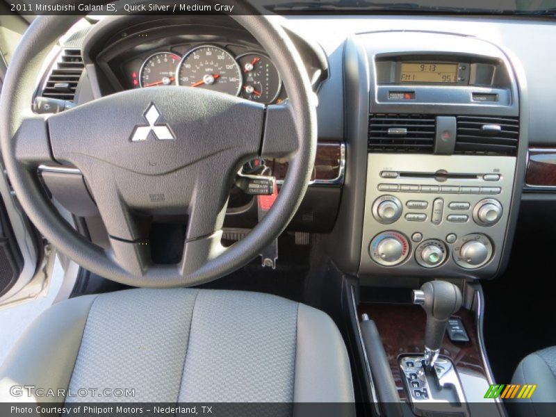 Quick Silver / Medium Gray 2011 Mitsubishi Galant ES