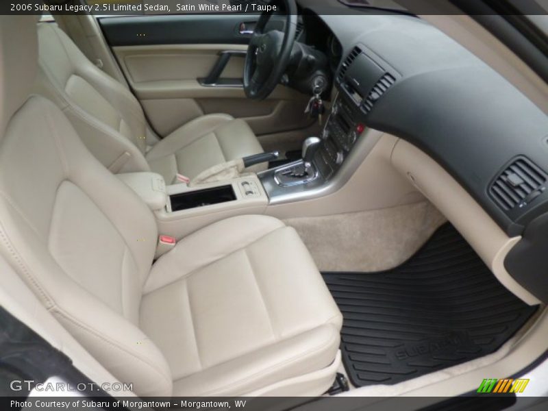 Satin White Pearl / Taupe 2006 Subaru Legacy 2.5i Limited Sedan