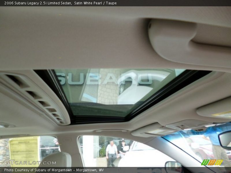 Satin White Pearl / Taupe 2006 Subaru Legacy 2.5i Limited Sedan
