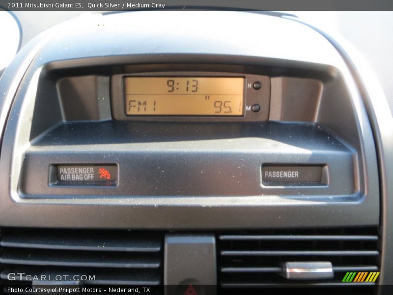 Quick Silver / Medium Gray 2011 Mitsubishi Galant ES