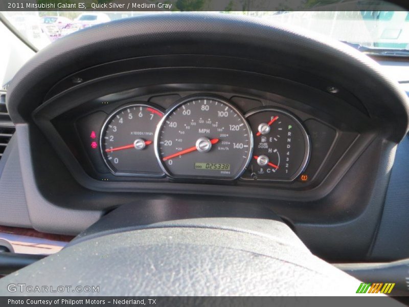 Quick Silver / Medium Gray 2011 Mitsubishi Galant ES