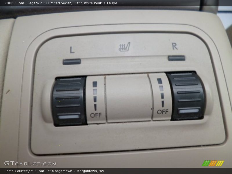 Satin White Pearl / Taupe 2006 Subaru Legacy 2.5i Limited Sedan