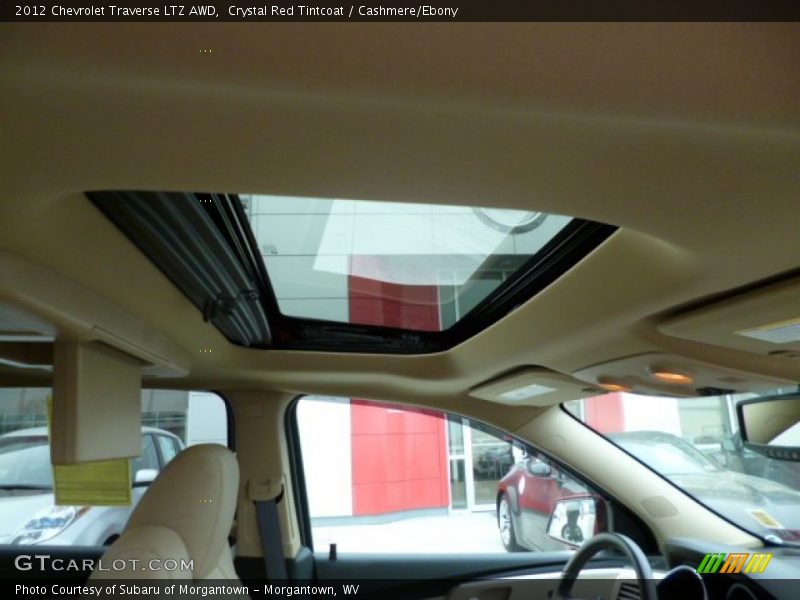 Crystal Red Tintcoat / Cashmere/Ebony 2012 Chevrolet Traverse LTZ AWD