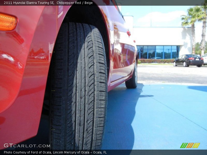 Chilipepper Red / Beige 2011 Hyundai Elantra Touring SE