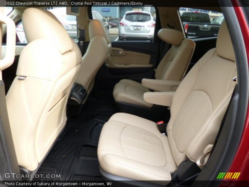 Crystal Red Tintcoat / Cashmere/Ebony 2012 Chevrolet Traverse LTZ AWD