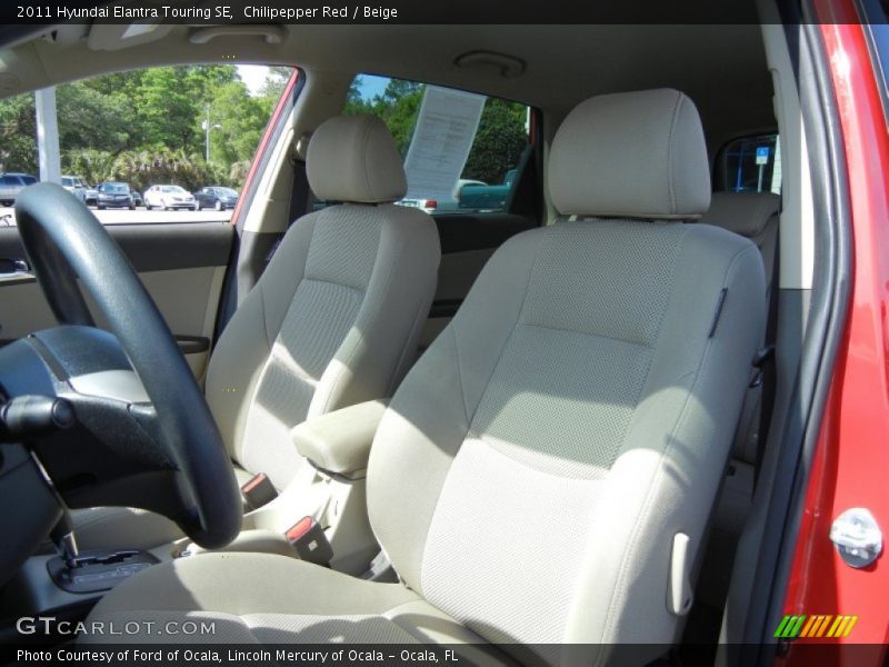 Chilipepper Red / Beige 2011 Hyundai Elantra Touring SE