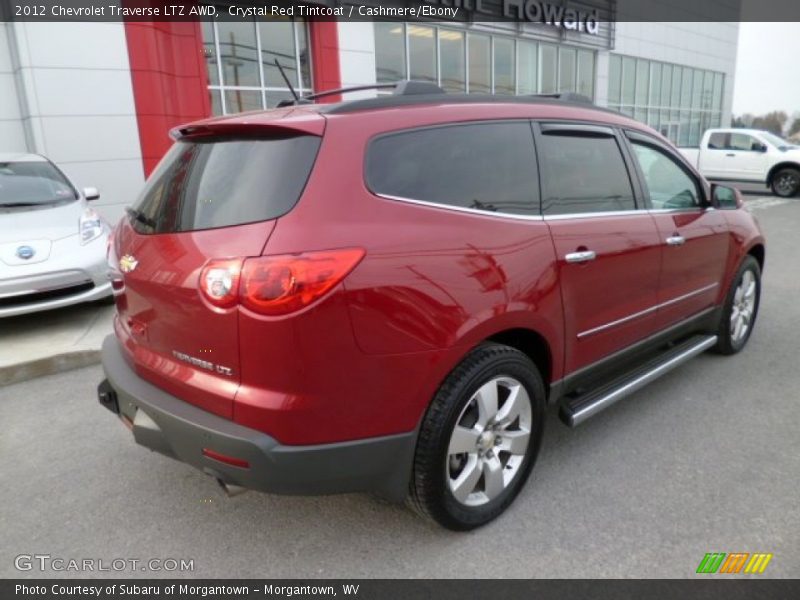 Crystal Red Tintcoat / Cashmere/Ebony 2012 Chevrolet Traverse LTZ AWD