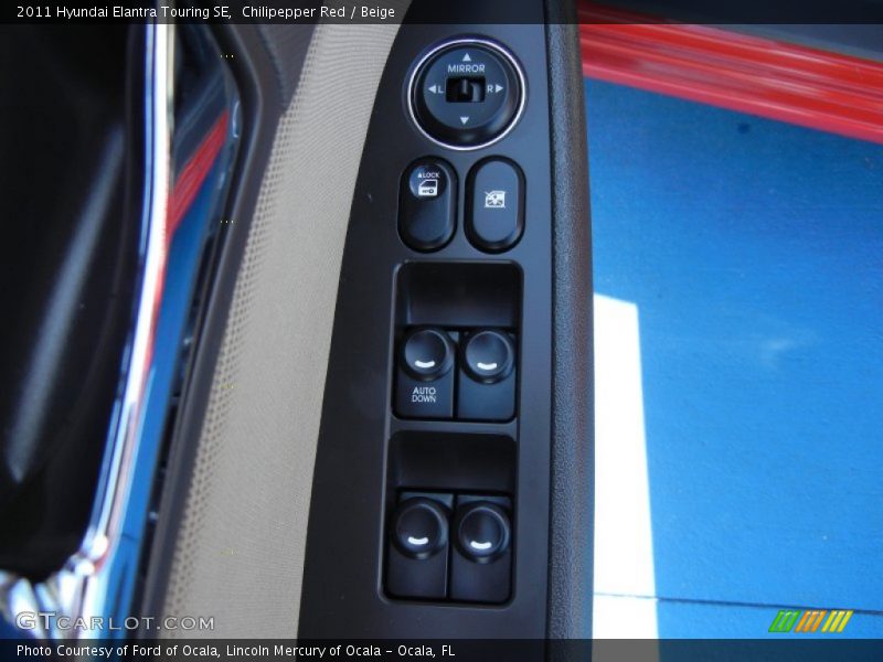 Chilipepper Red / Beige 2011 Hyundai Elantra Touring SE