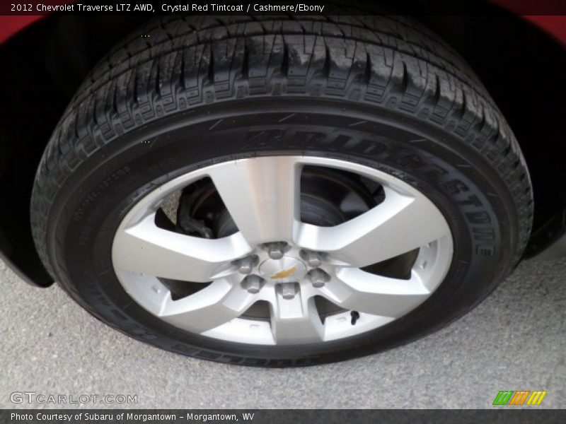 Crystal Red Tintcoat / Cashmere/Ebony 2012 Chevrolet Traverse LTZ AWD