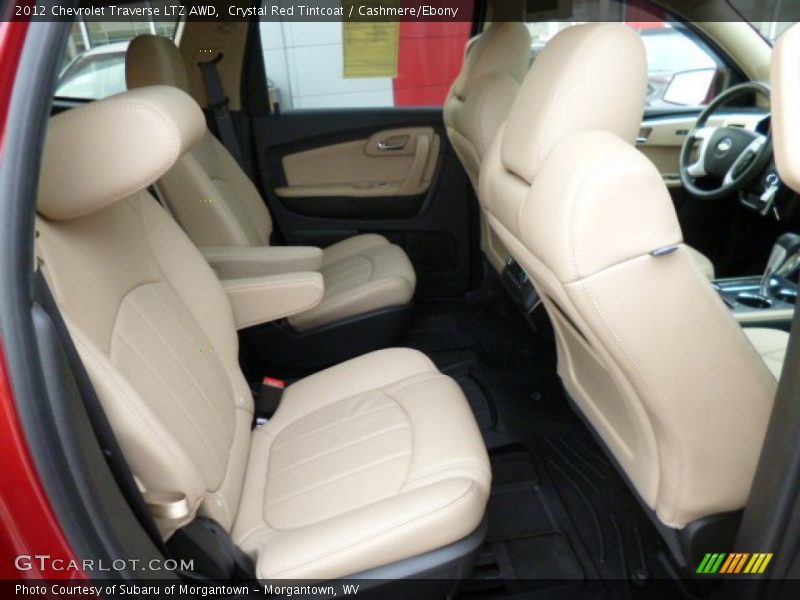 Crystal Red Tintcoat / Cashmere/Ebony 2012 Chevrolet Traverse LTZ AWD