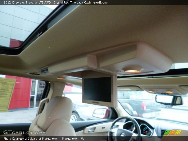 Crystal Red Tintcoat / Cashmere/Ebony 2012 Chevrolet Traverse LTZ AWD