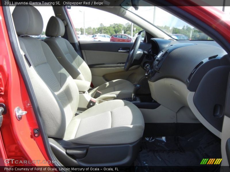 Chilipepper Red / Beige 2011 Hyundai Elantra Touring SE