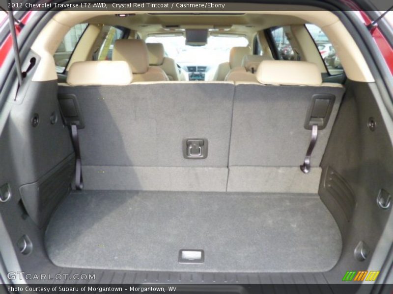Crystal Red Tintcoat / Cashmere/Ebony 2012 Chevrolet Traverse LTZ AWD