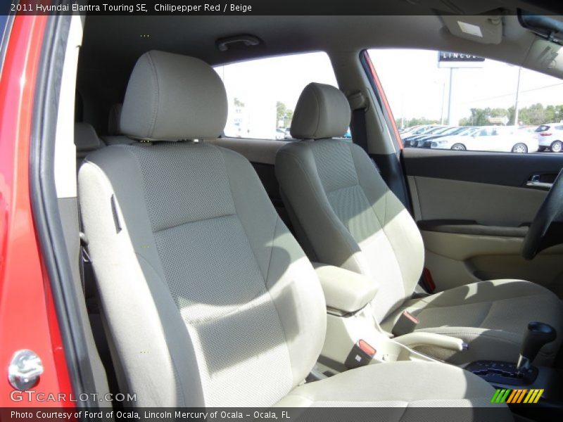 Chilipepper Red / Beige 2011 Hyundai Elantra Touring SE