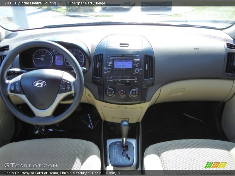 Chilipepper Red / Beige 2011 Hyundai Elantra Touring SE