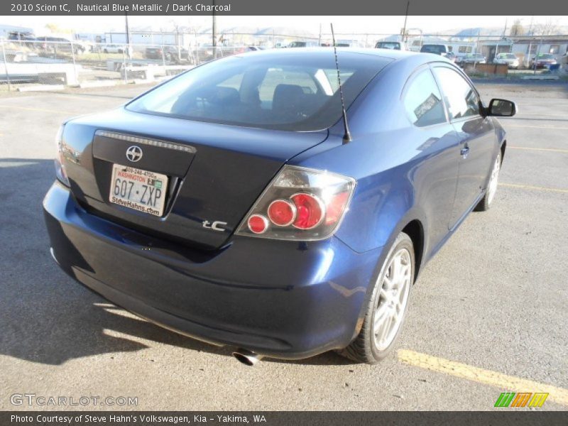 Nautical Blue Metallic / Dark Charcoal 2010 Scion tC