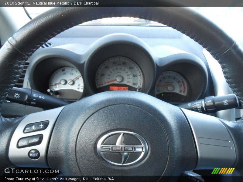 Nautical Blue Metallic / Dark Charcoal 2010 Scion tC