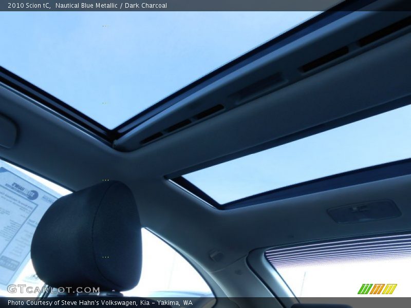 Nautical Blue Metallic / Dark Charcoal 2010 Scion tC