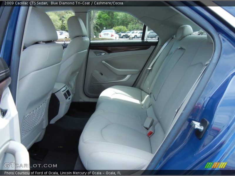 Blue Diamond Tri-Coat / Cashmere/Cocoa 2009 Cadillac CTS Sedan