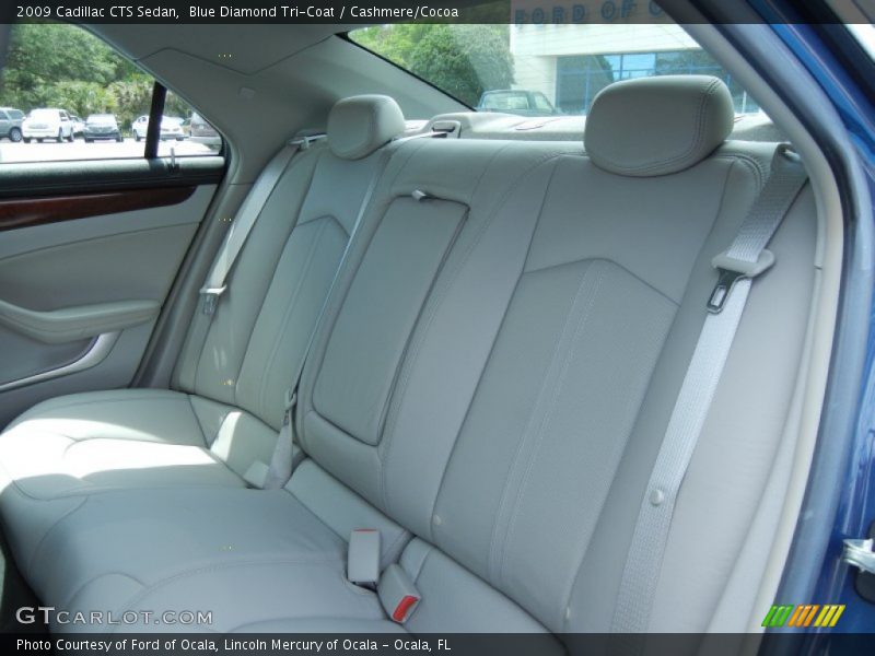 Blue Diamond Tri-Coat / Cashmere/Cocoa 2009 Cadillac CTS Sedan