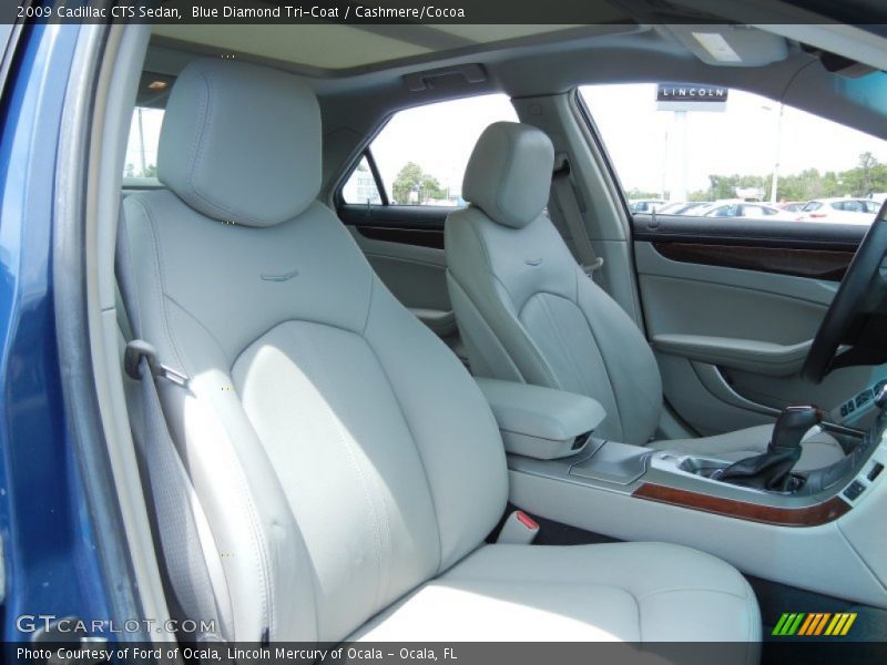 Blue Diamond Tri-Coat / Cashmere/Cocoa 2009 Cadillac CTS Sedan
