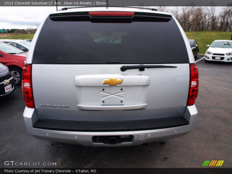 Silver Ice Metallic / Ebony 2013 Chevrolet Suburban LT 4x4
