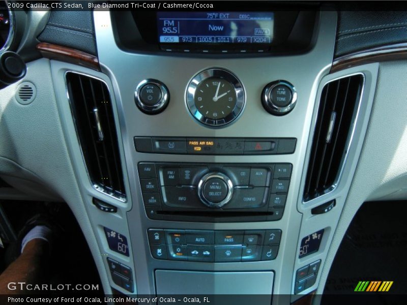 Blue Diamond Tri-Coat / Cashmere/Cocoa 2009 Cadillac CTS Sedan