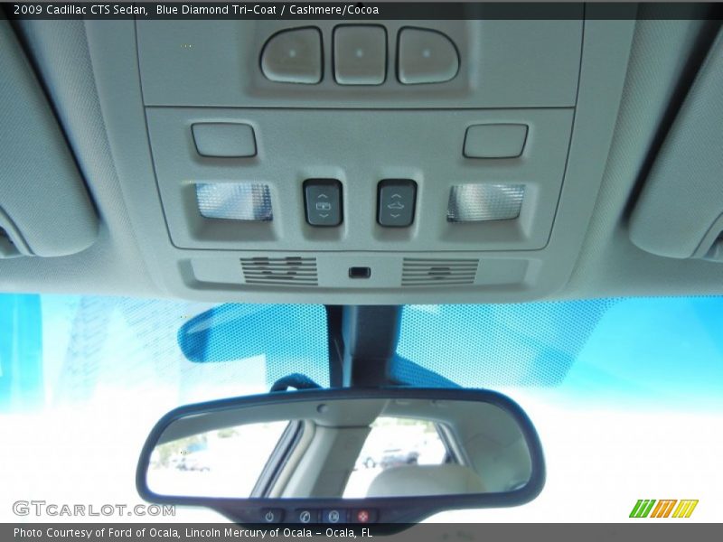 Blue Diamond Tri-Coat / Cashmere/Cocoa 2009 Cadillac CTS Sedan