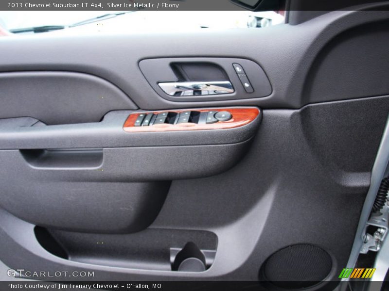 Silver Ice Metallic / Ebony 2013 Chevrolet Suburban LT 4x4