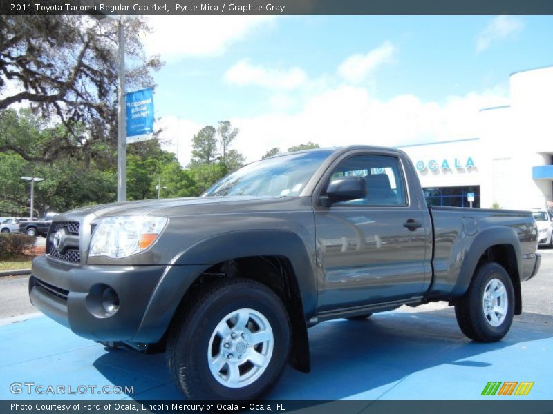 Pyrite Mica / Graphite Gray 2011 Toyota Tacoma Regular Cab 4x4