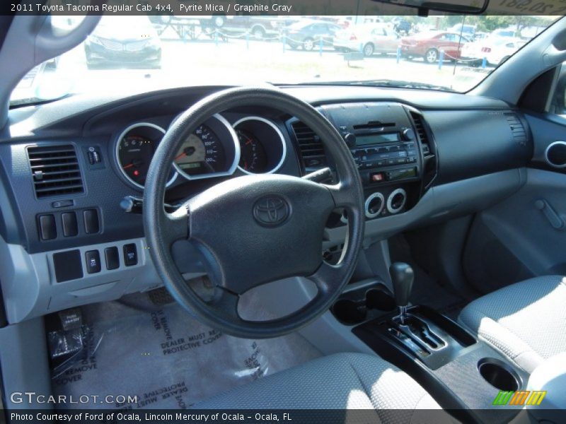 Pyrite Mica / Graphite Gray 2011 Toyota Tacoma Regular Cab 4x4