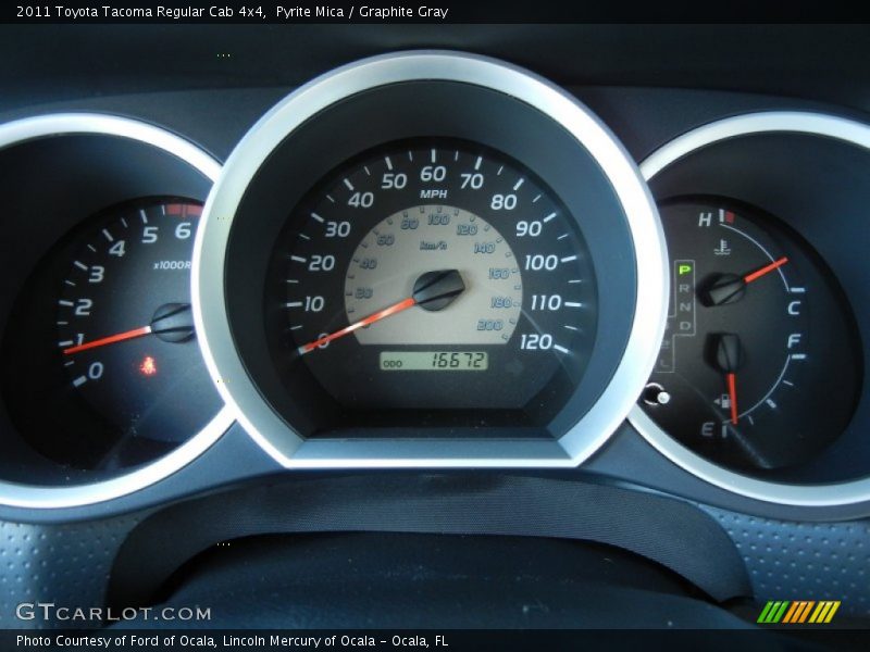 Pyrite Mica / Graphite Gray 2011 Toyota Tacoma Regular Cab 4x4