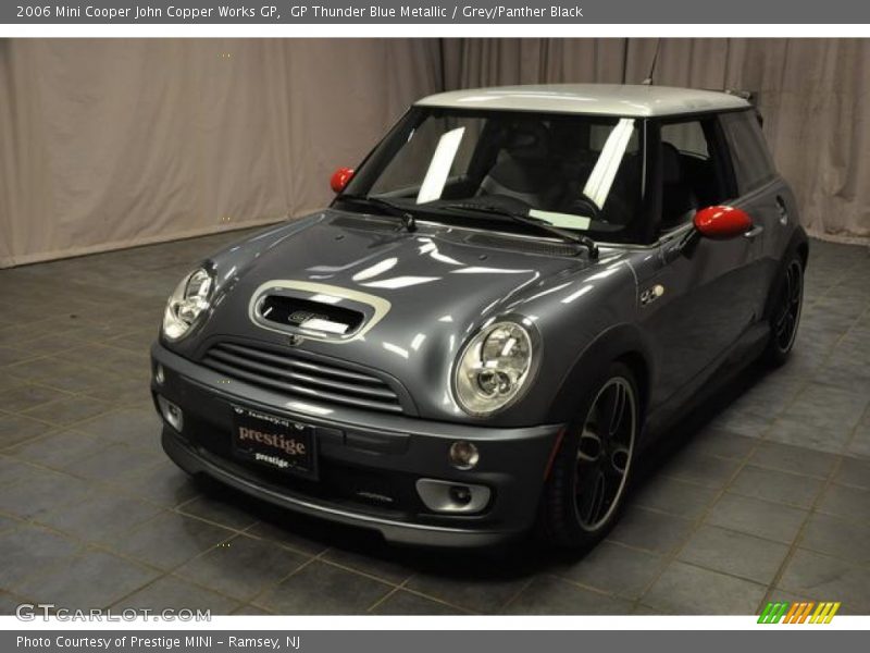 GP Thunder Blue Metallic / Grey/Panther Black 2006 Mini Cooper John Copper Works GP