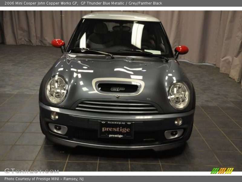 GP Thunder Blue Metallic / Grey/Panther Black 2006 Mini Cooper John Copper Works GP