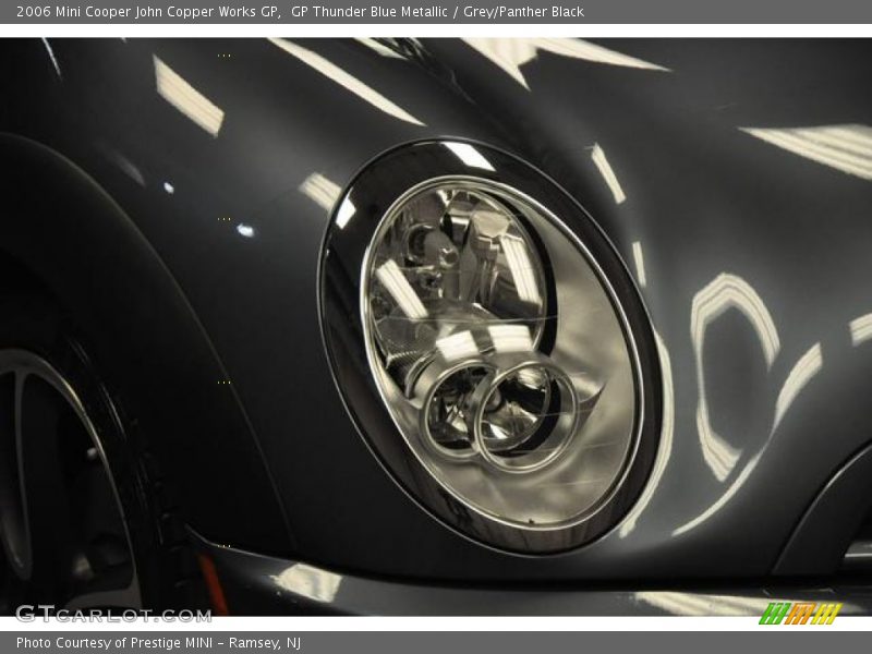 GP Thunder Blue Metallic / Grey/Panther Black 2006 Mini Cooper John Copper Works GP