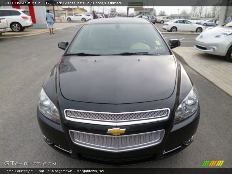 Black Granite Metallic / Cocoa/Cashmere 2011 Chevrolet Malibu LTZ