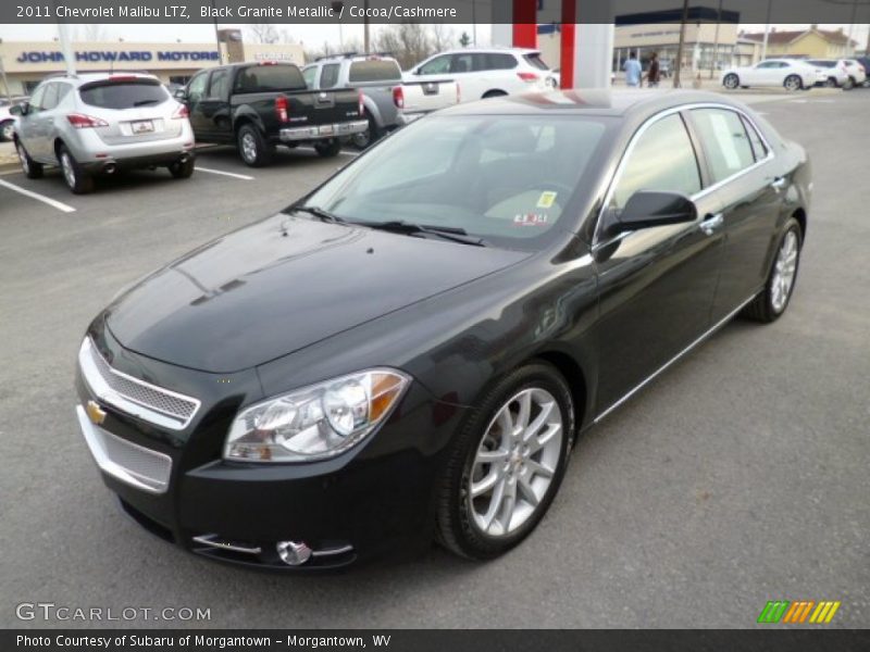 Black Granite Metallic / Cocoa/Cashmere 2011 Chevrolet Malibu LTZ