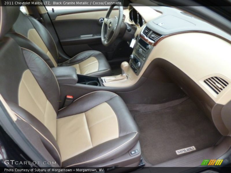 Black Granite Metallic / Cocoa/Cashmere 2011 Chevrolet Malibu LTZ