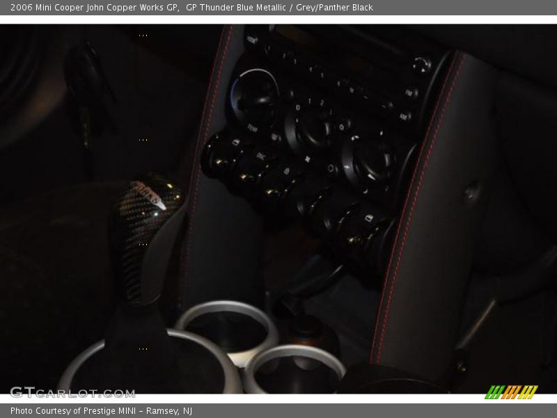 GP Thunder Blue Metallic / Grey/Panther Black 2006 Mini Cooper John Copper Works GP
