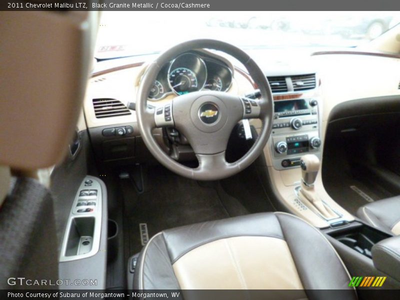 Black Granite Metallic / Cocoa/Cashmere 2011 Chevrolet Malibu LTZ