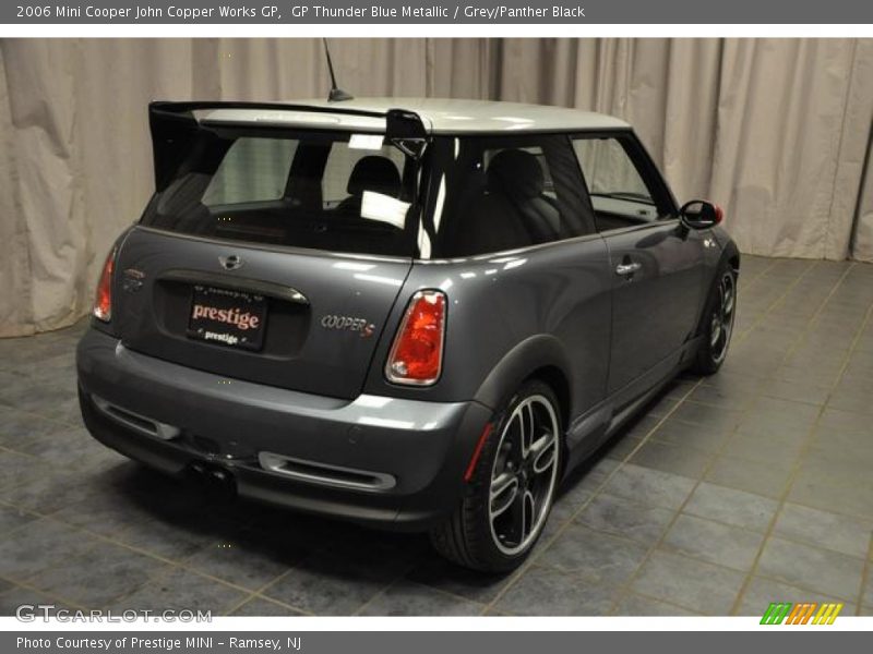 GP Thunder Blue Metallic / Grey/Panther Black 2006 Mini Cooper John Copper Works GP